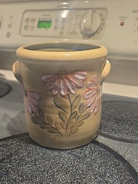 Hand-Painted Crock